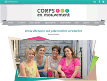 Tablet Screenshot of corpsenmouvement.com